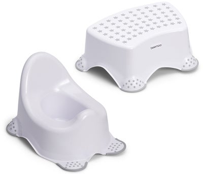 Beemoo CARE Anti-Slip Potte og Krakk, Hvit