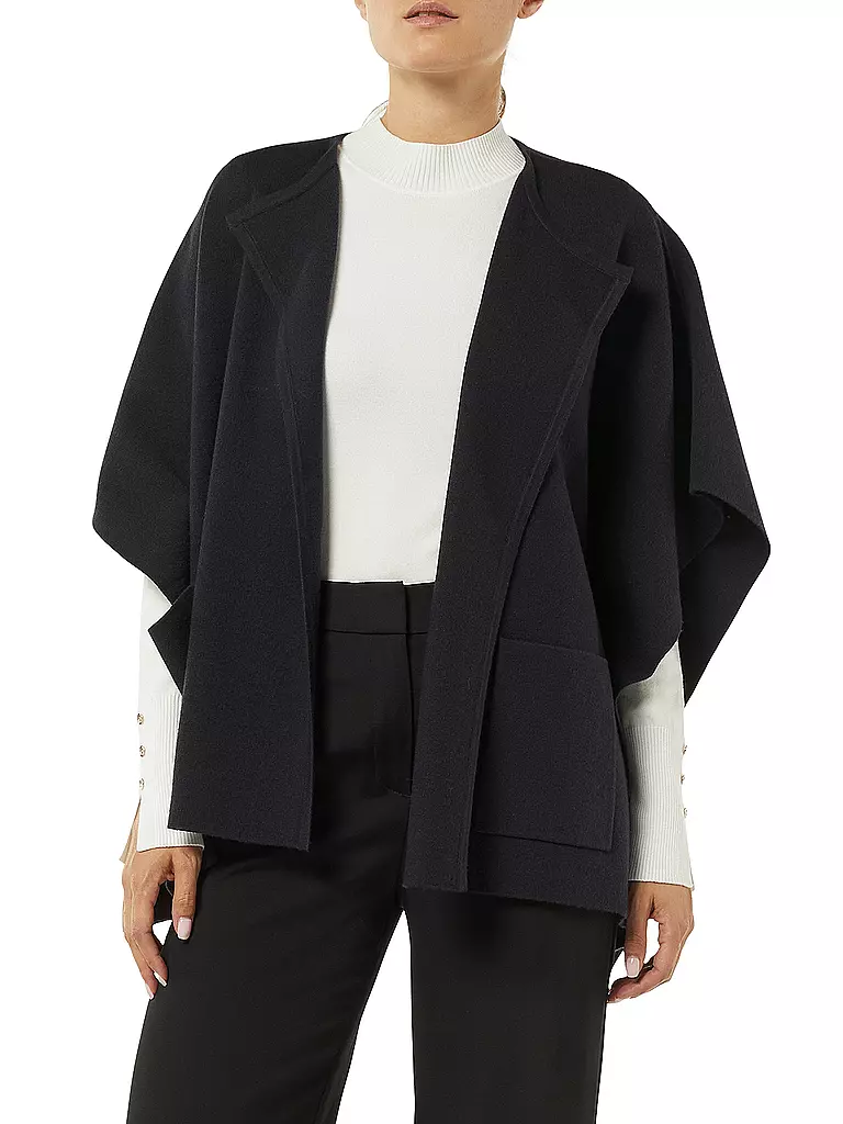COMMA Cape - Poncho dunkelblau