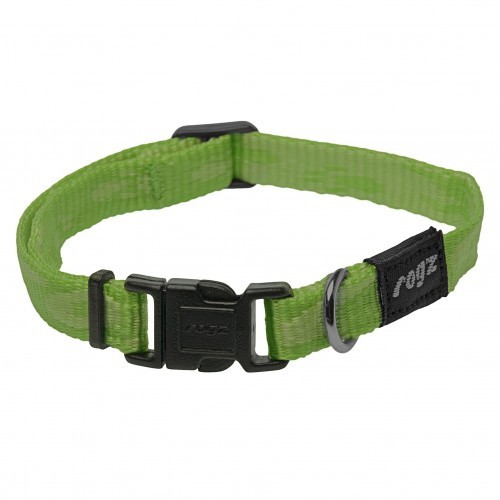 Coleira ajustável para cães Rogz Alpinist, verde