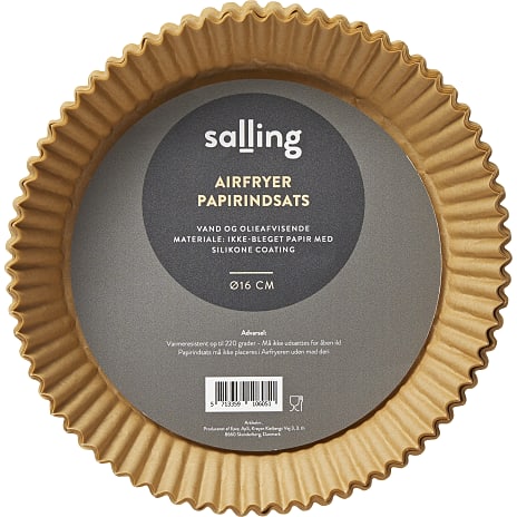 Salling airfryer rund papirform 50-pak