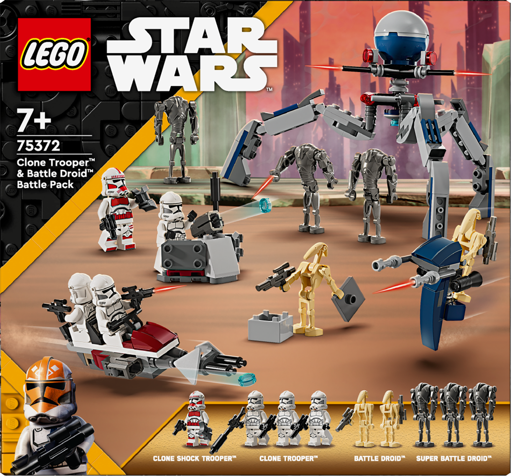 LEGO Star Wars - Battle Pack med klonsoldater og kampdroider (75372)