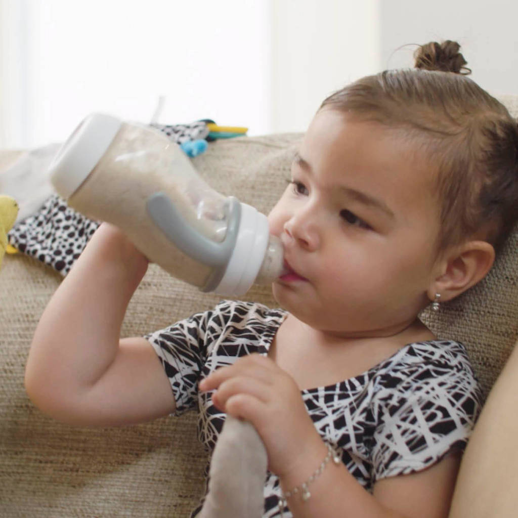 Zeer Ongeschikt voor baby’s !Papfles - 310 ml - Anti Koliek - 9+ Maanden - Brede Speen opening