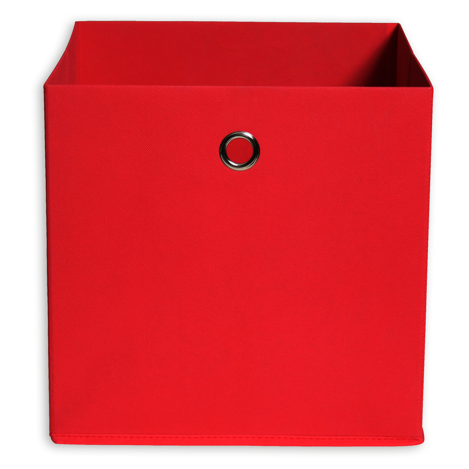 Faltbox- rot - mit Metallöse - 32x32 cm