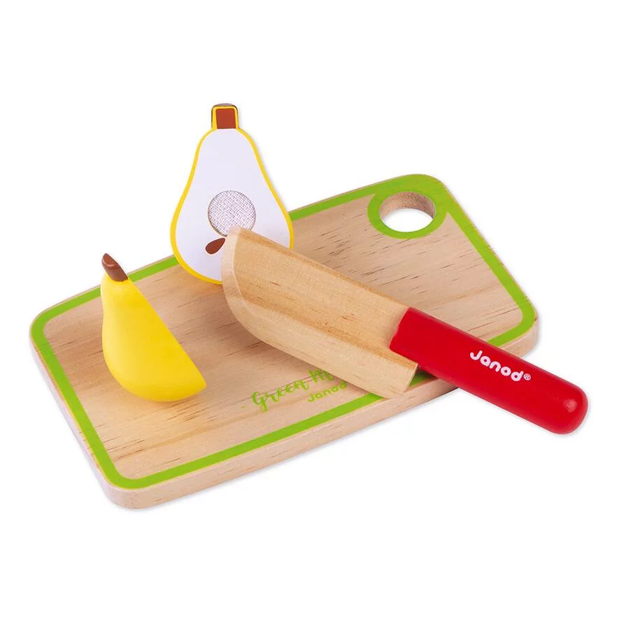 MAXI SET - FRUITS & LÉGUMES À DÉCOUPER - EN BOIS