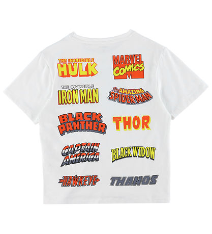 Name It T-Shirt - NkmAdriel - Bright White m. Print