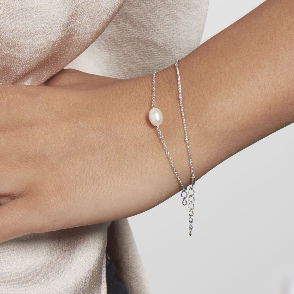Bracelet Savino Argent Perle De Culture