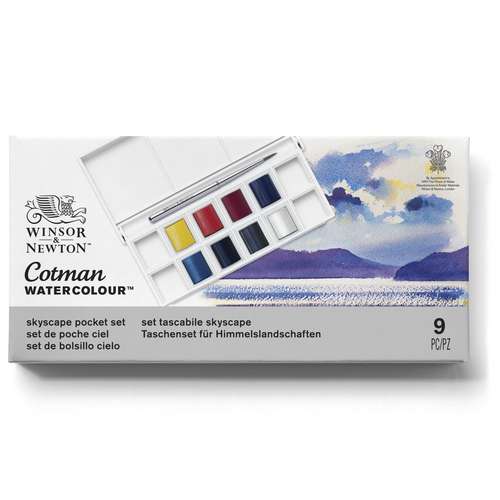 WINSOR & NEWTON Cotman™ Themen-Sets mit 8 halben Näpfchen