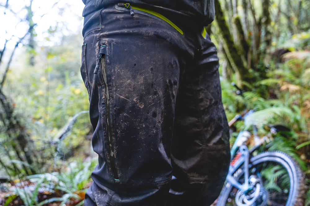 Dirtlej Trailscout Vandtætte MTB Bukser Sort/Lime