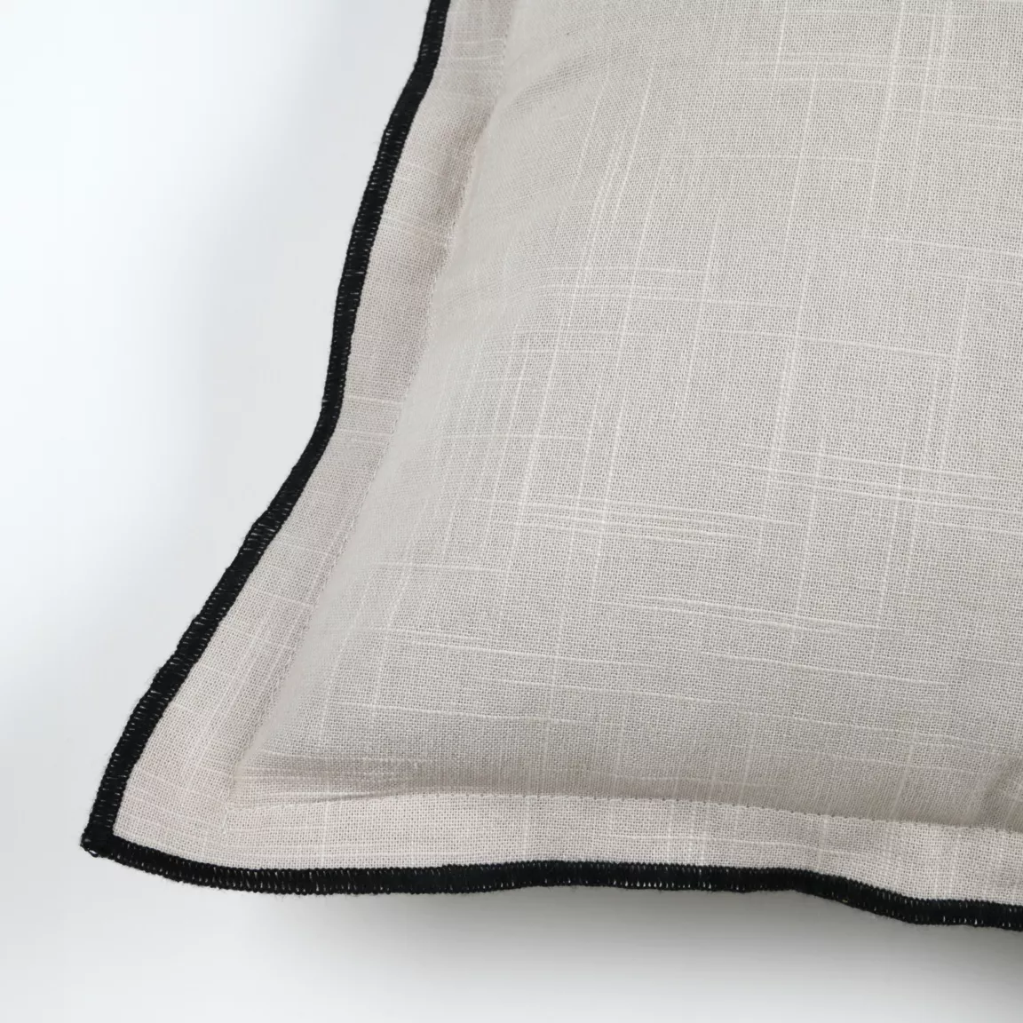 Coussin rectangulaire coton (40 x 60 cm) Helios Ecru