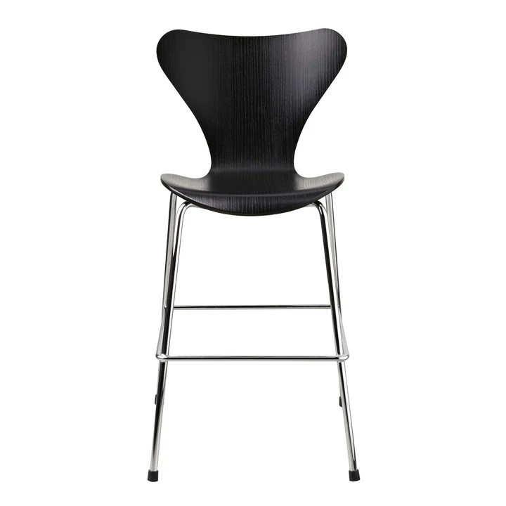 Fritz Hansen - Serie 7 Junior Stuhl, Brown Bronze / burnt yellow