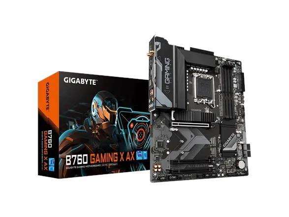 Gigabyte B760 GAMING X AX - Bundkort - onboard grafik (CPU påkrævet)
