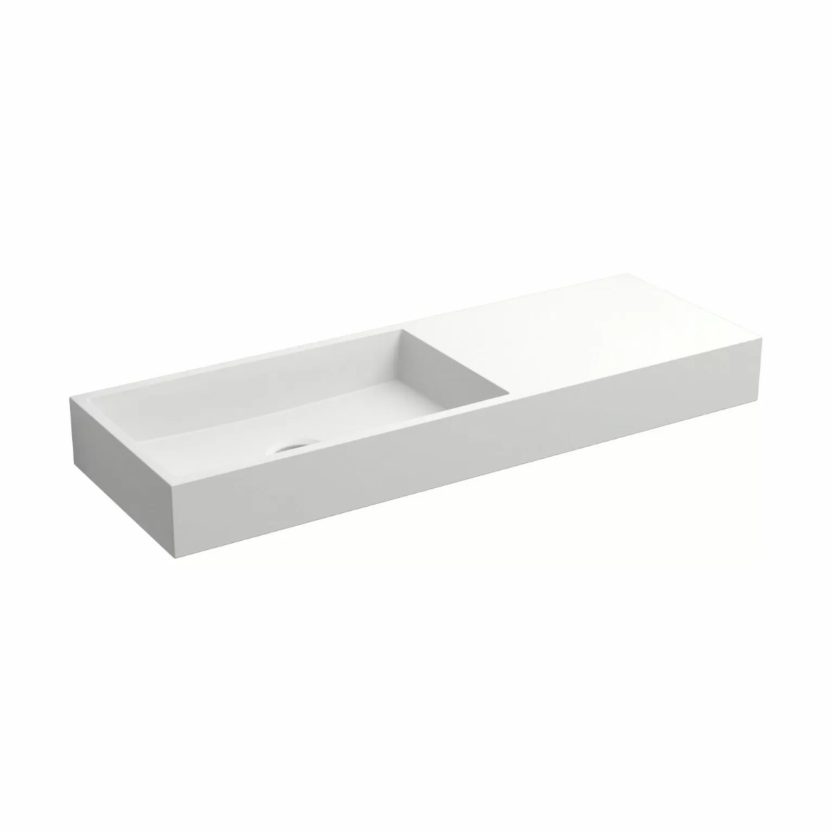 Clou Mini Wash Me fontein solid surface rechts 56cm wit mat