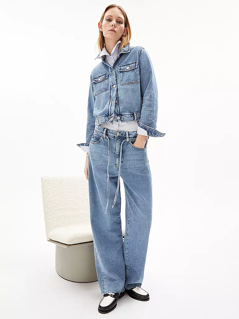 ARMEDANGELS Jeans Wide Leg HAAYI hellblau
