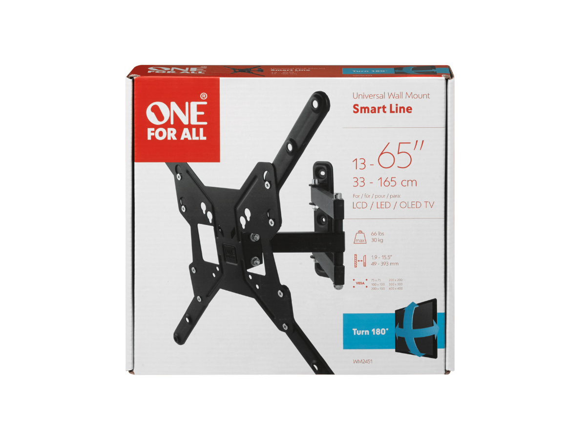 One For All Smart Turn 180° TV Beugel - 13 tot 65 inch