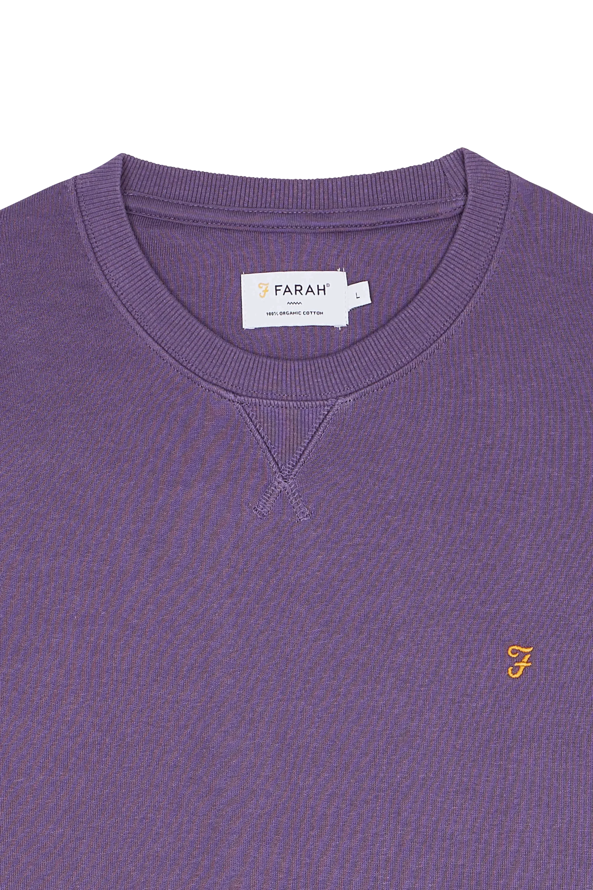 FARAH Sweatshirt  TIM NEW CREW Violet