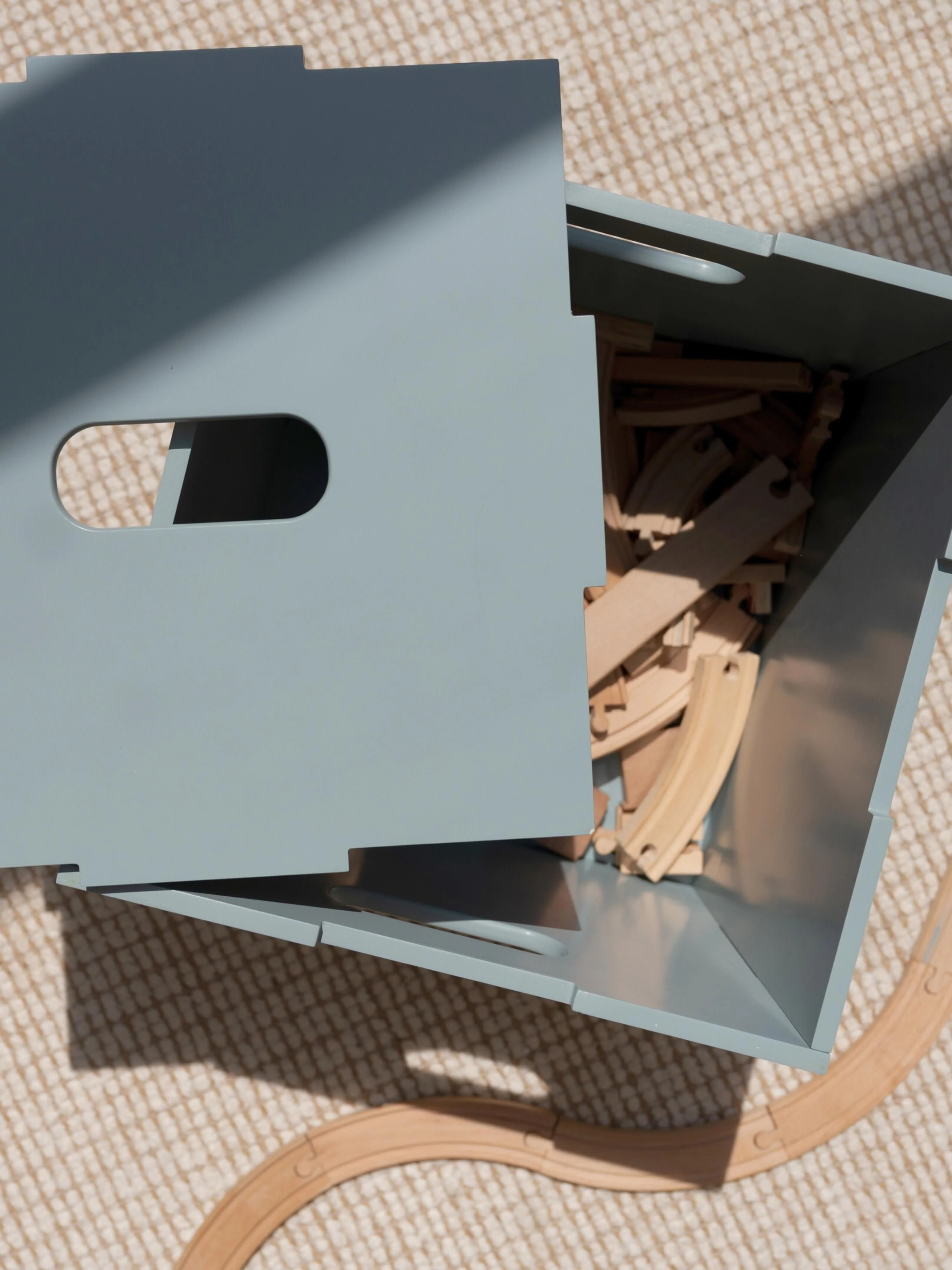 Houten opbergdoos Cube