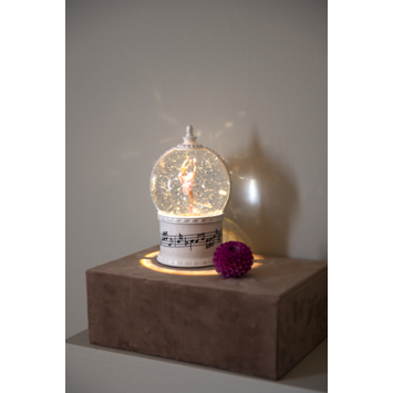 LED winter tafereel met ballerina 10,8x17cm