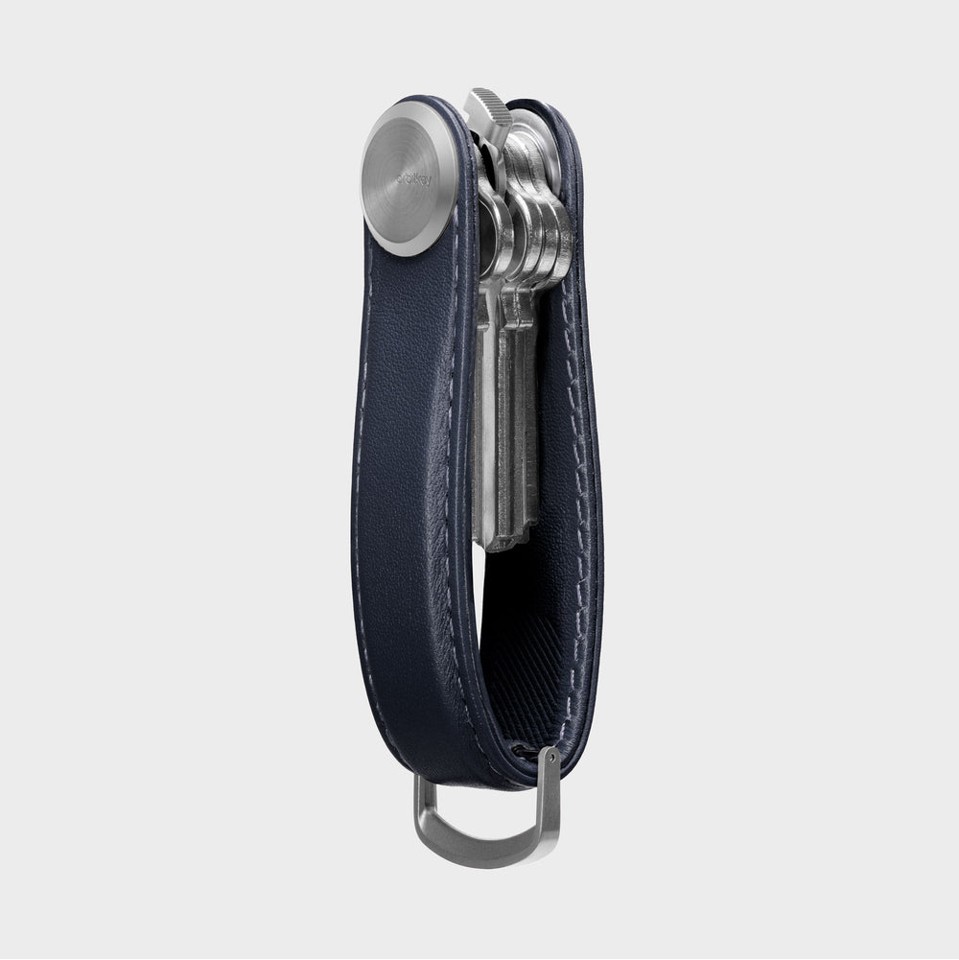 Orbitkey - Key Organiser Pro Leather - Sapphire