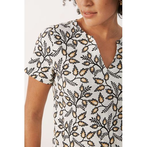 Part Two GesinasPW Bluse, Black Craft Leaf, S