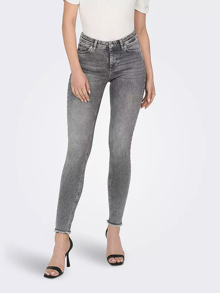 ONLY Jeans Skinny Fit 7/8 ONLBLUSH grau