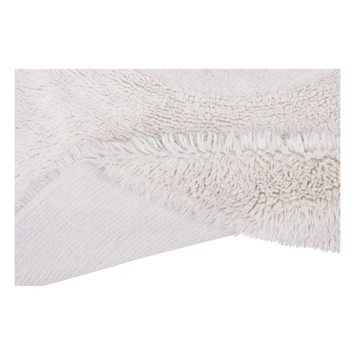 Lorena Canals Tapis rond Arctic circle 250x250 cm | Blanc