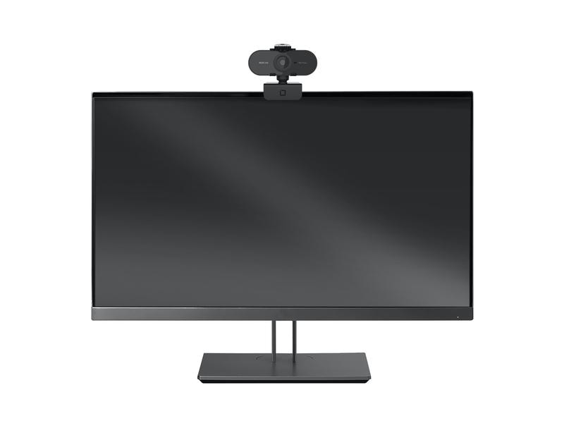 DICOTA Webcam PRO Plus Full HD Full-HD-Webcam mit Digitalmikrofon und Kamera Cover