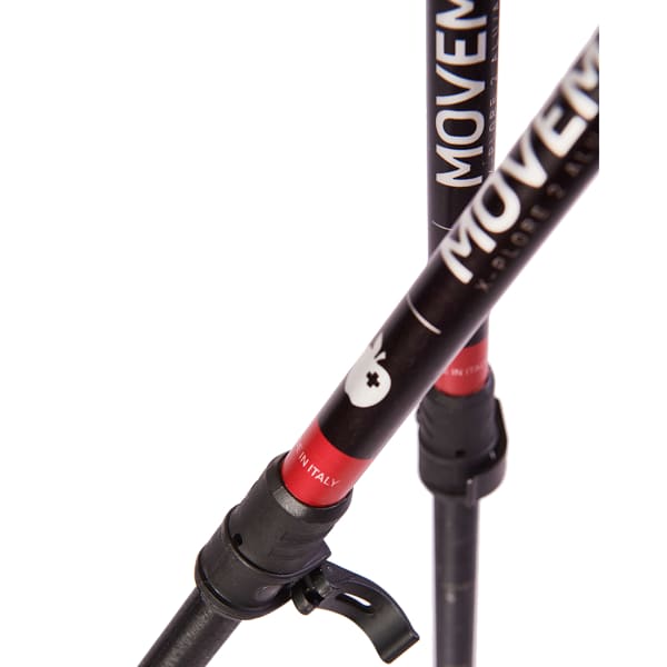 Bâton ski de randonnée MOVEMENT X-PLORE 2 ALU W BLACK/CARMIN