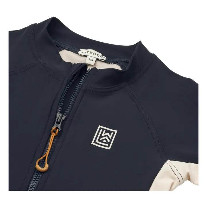 Liewood Combishort Marinus Colorblock | Bleu marine