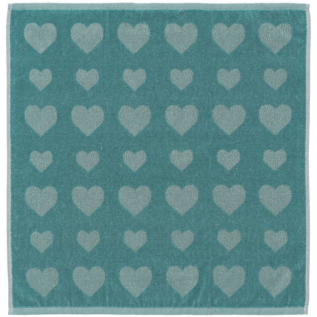 Blokker Keukendoek Hartjes - Jadeite