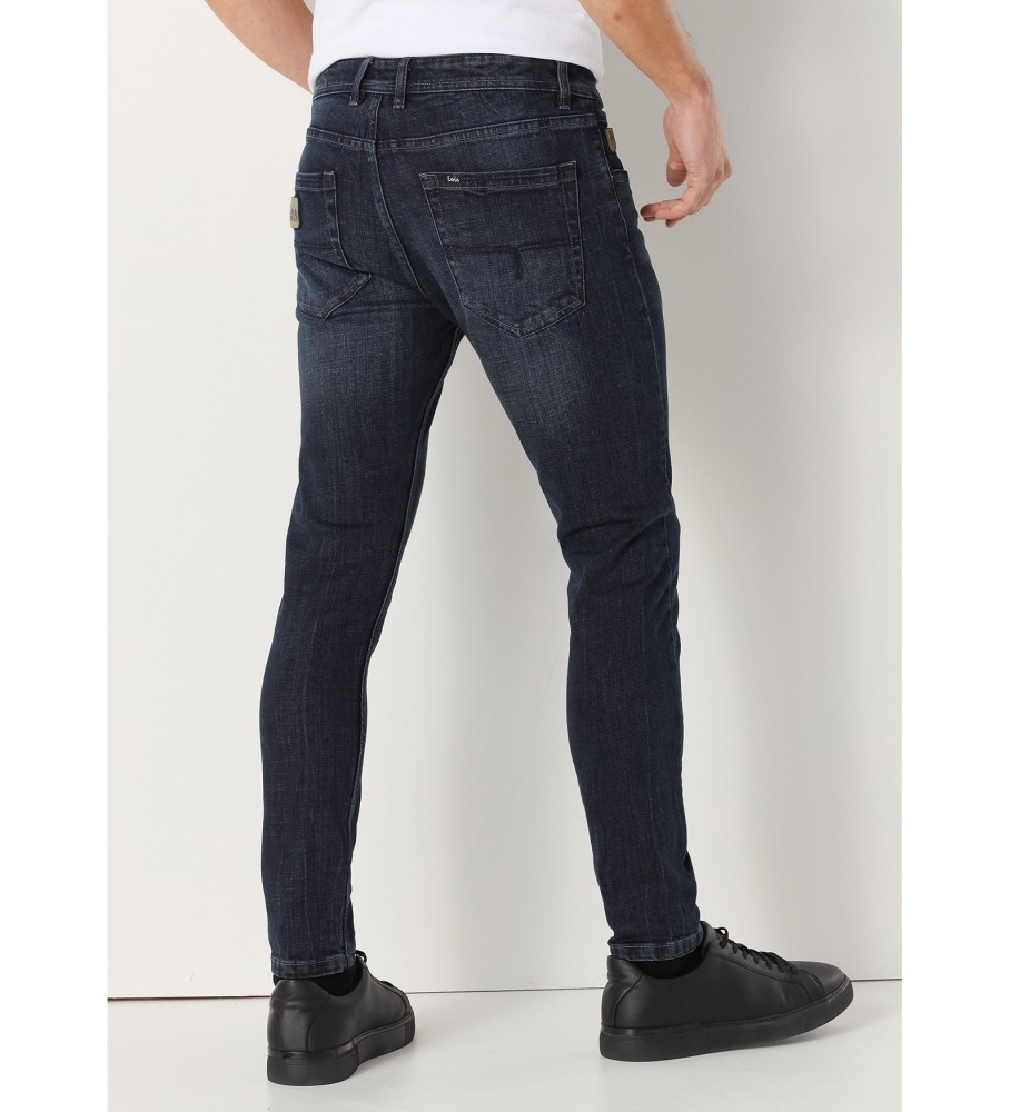 Calça jeans skinny de cintura média Lois, azul marinho.