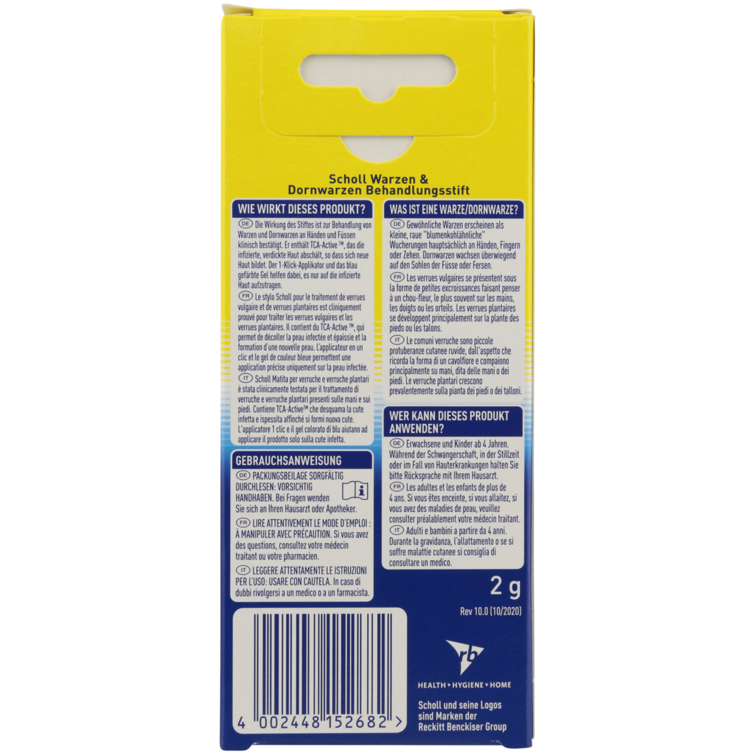 Scholl Warzen + Dornwarzen Behandlungsstift