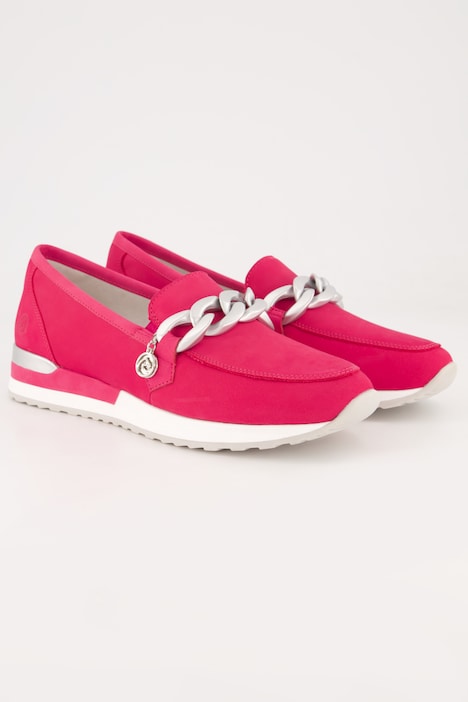 Remonte x Elle Leder-Loafer, Wechselfußbett, Weite F