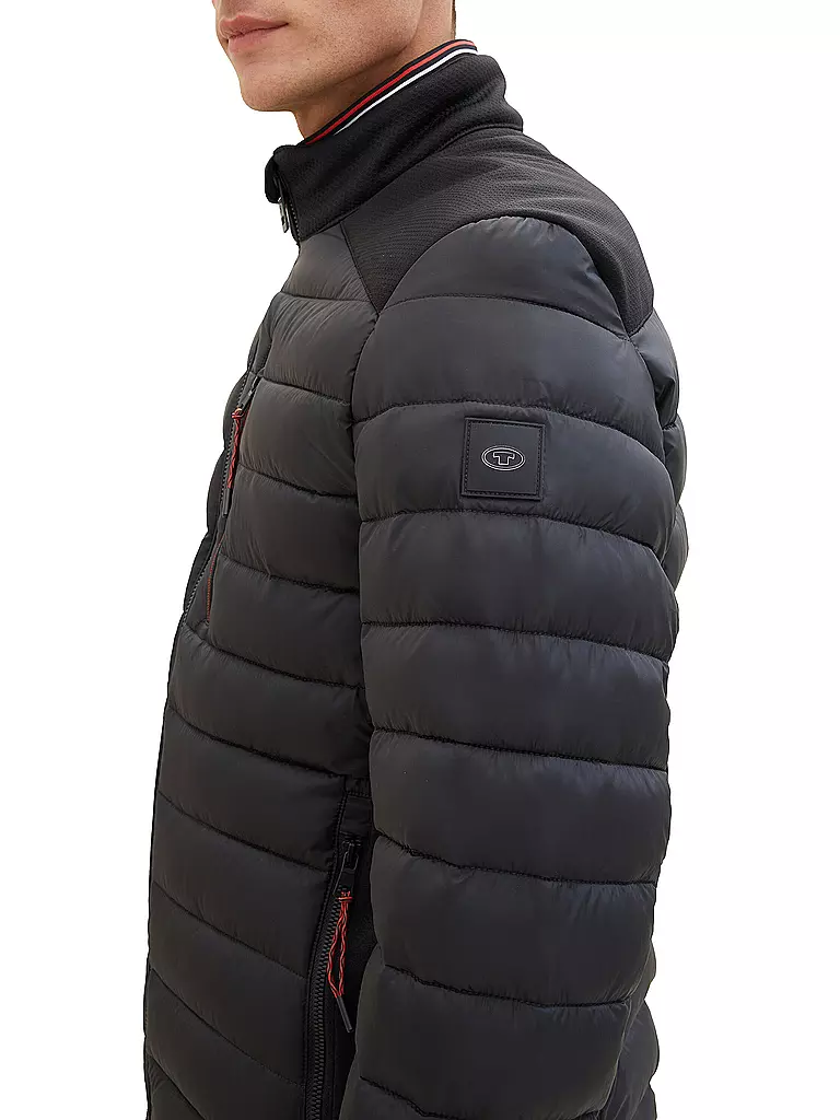 TOM TAILOR Steppjacke schwarz