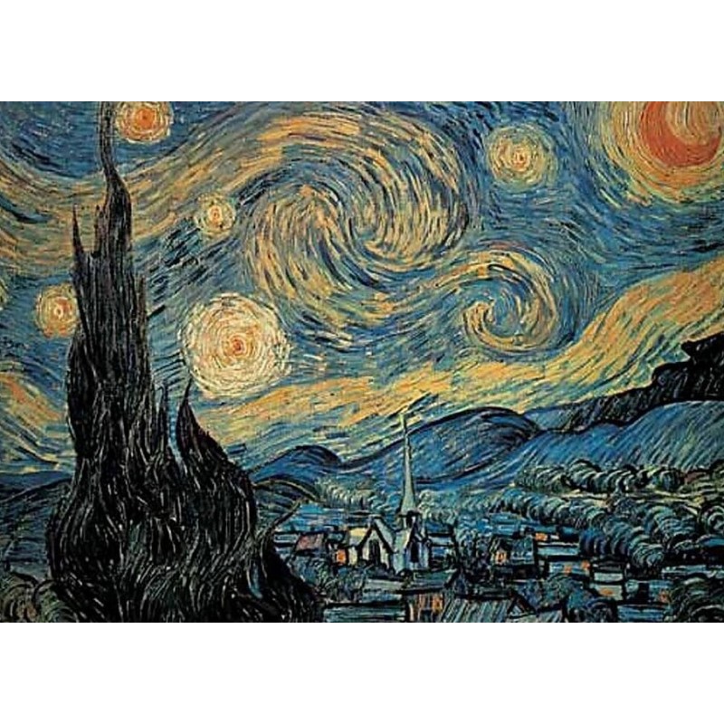 Puzzle 1000 pièces - Van Gogh - Nuit étoilée