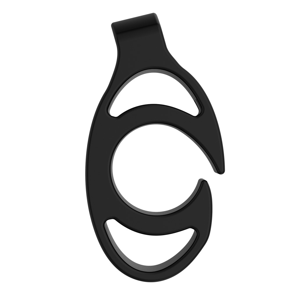 Universal Smart Watch Fahrrad Velo Bike Lenkstangen Silikon Halterung (Apple / Fitbit / Samsung / Huawei / Garmin) - Schwarz
