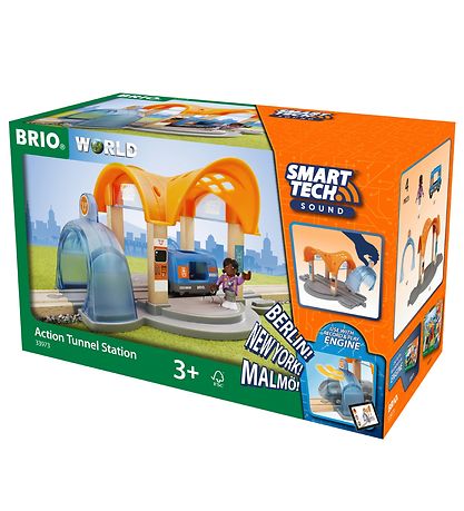 BRIO WoRød Smart Tech Tunnel/Station m. Lyd 33973