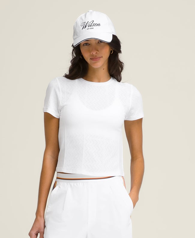 Center Court Pointelle T-Shirt