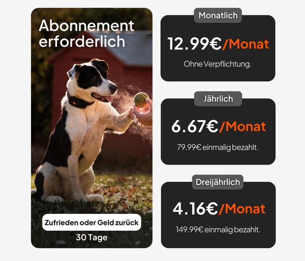 Weenect XT GPS-Tracker für Hunde inkl. JK9