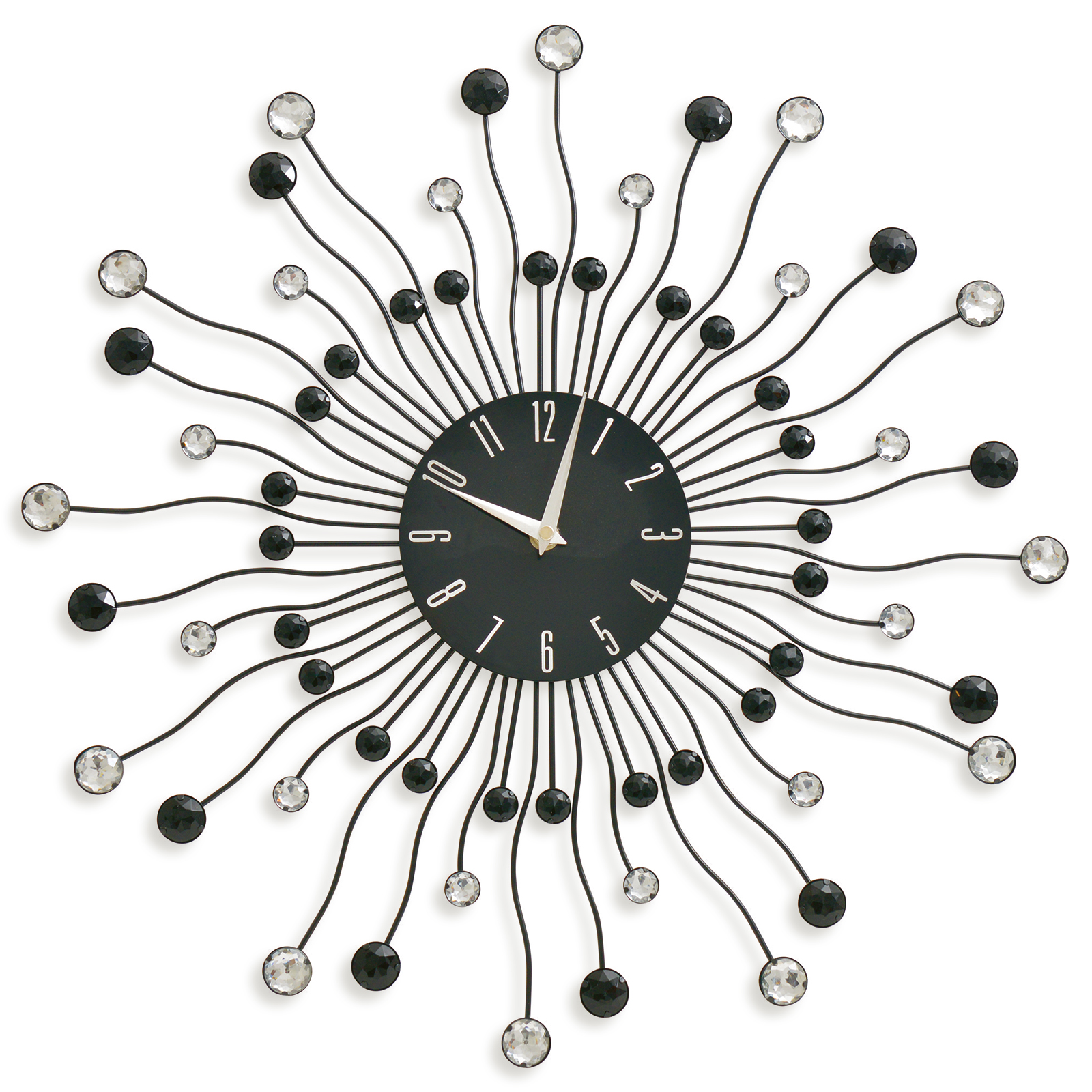 Wanduhr - schwarz - 46 cm
