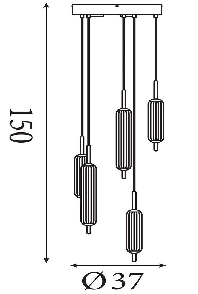 Hanglamp  Cattail ⌀37  cm