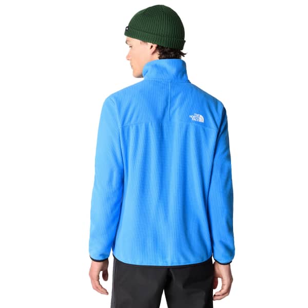 Veste polaire randonnée THE NORTH FACE M EXPERIT GRID FLEECE OPTIC BLUE/TNF BLACK