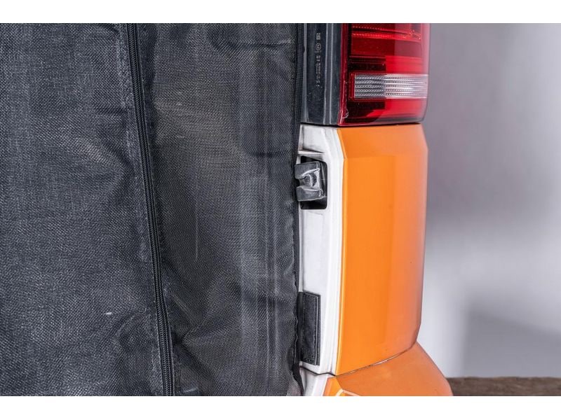 Van Quito Heckmoskitonetz, fine-mesh VW T5/T6/T6.1 Heckmoskitonetz Reissverschluss, Maschenweite Fine-mesh