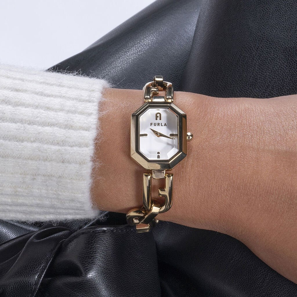 Montre Furla Octagonal Blanc