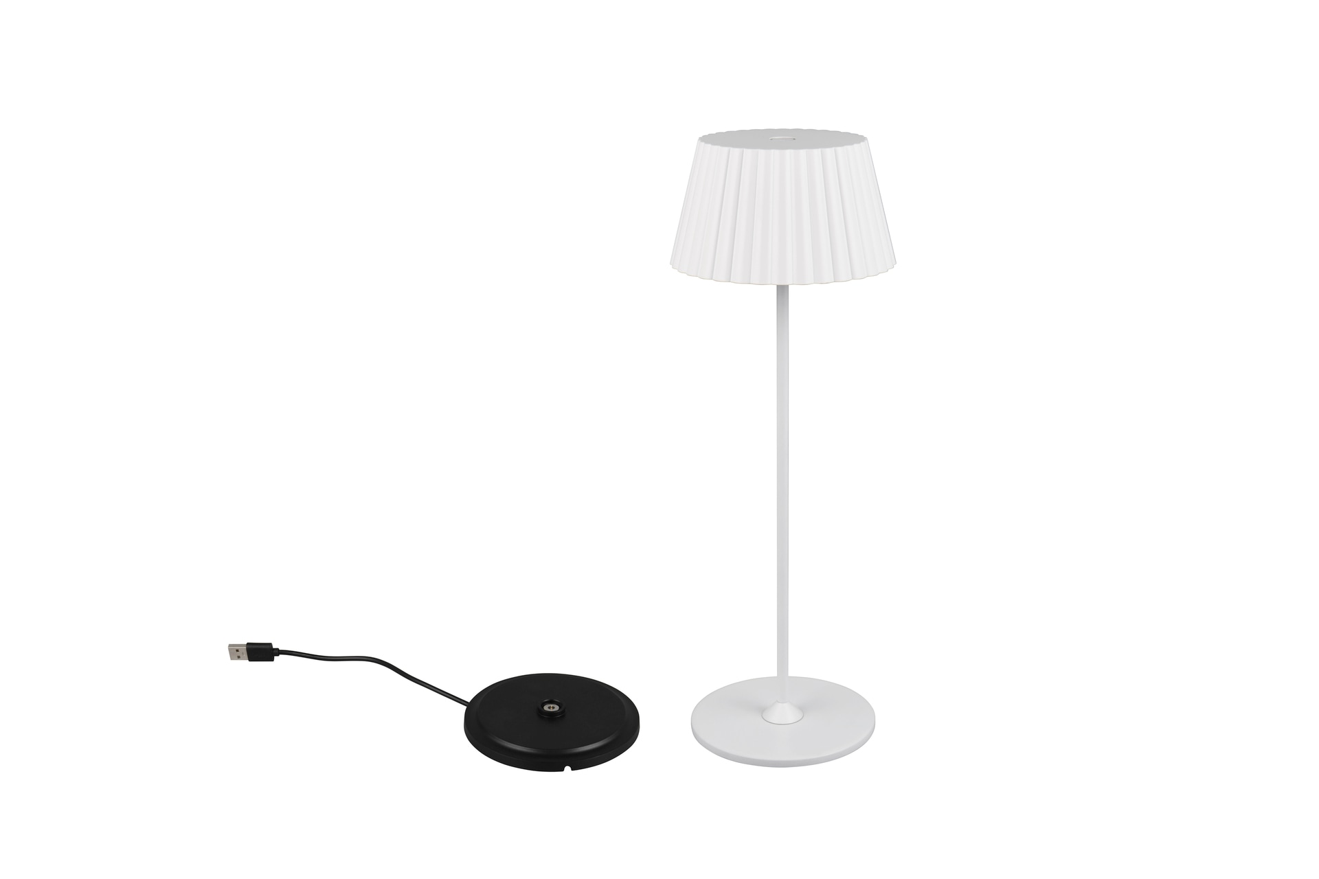 RL Akku LED Tischlampe SUAREZ 2-teilig weiß