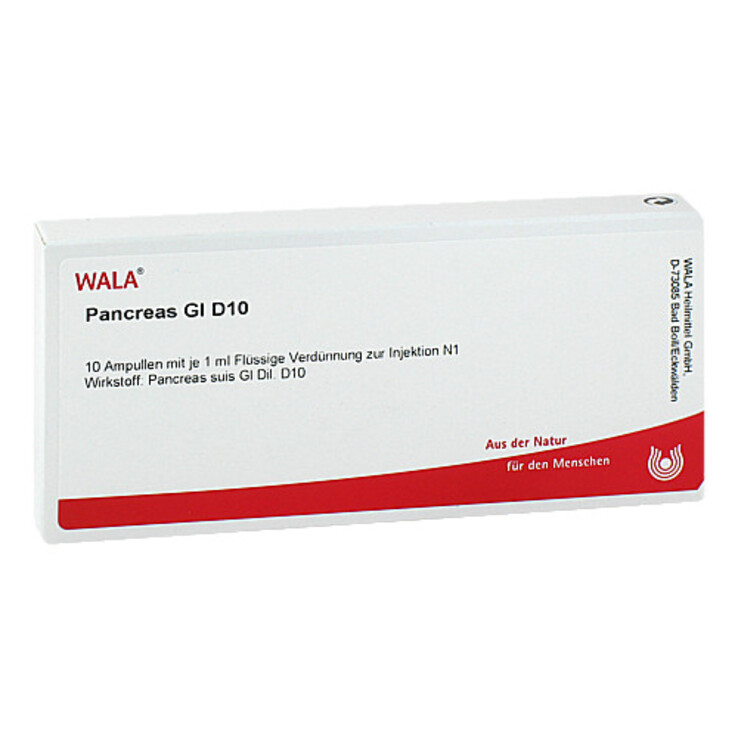 Pancreas GL D 10 Ampullen, 10X1 ml