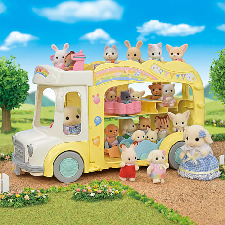 Sylvanian Families Regnbue børnehave bus