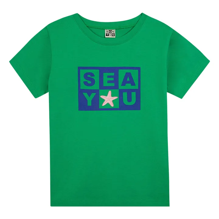 Bonton T-Shirt Tubo Coton Bio | Vert