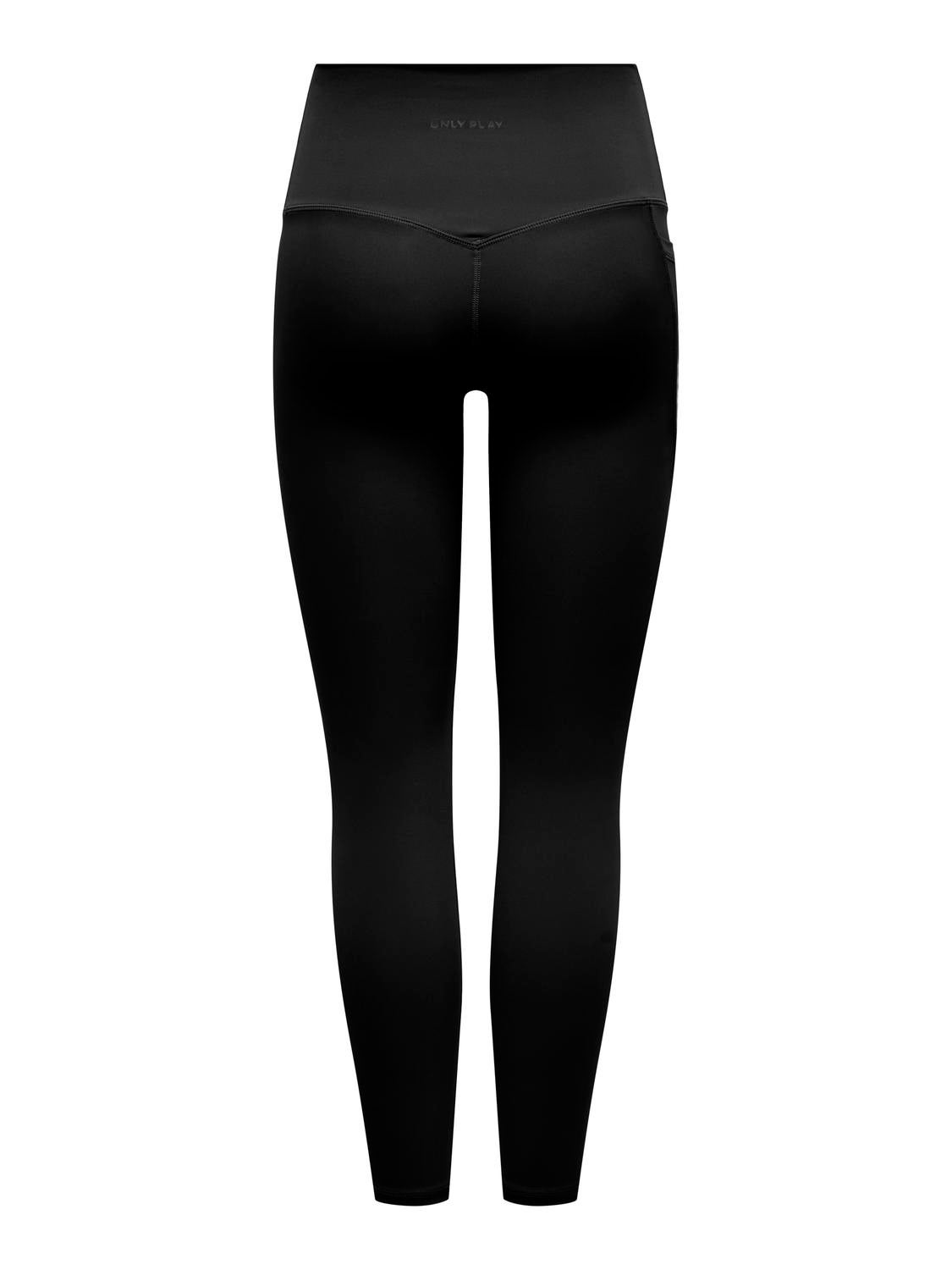 ONPJAM-3-SANA Super-High Waist Enger Schnitt Sportleggings Black
