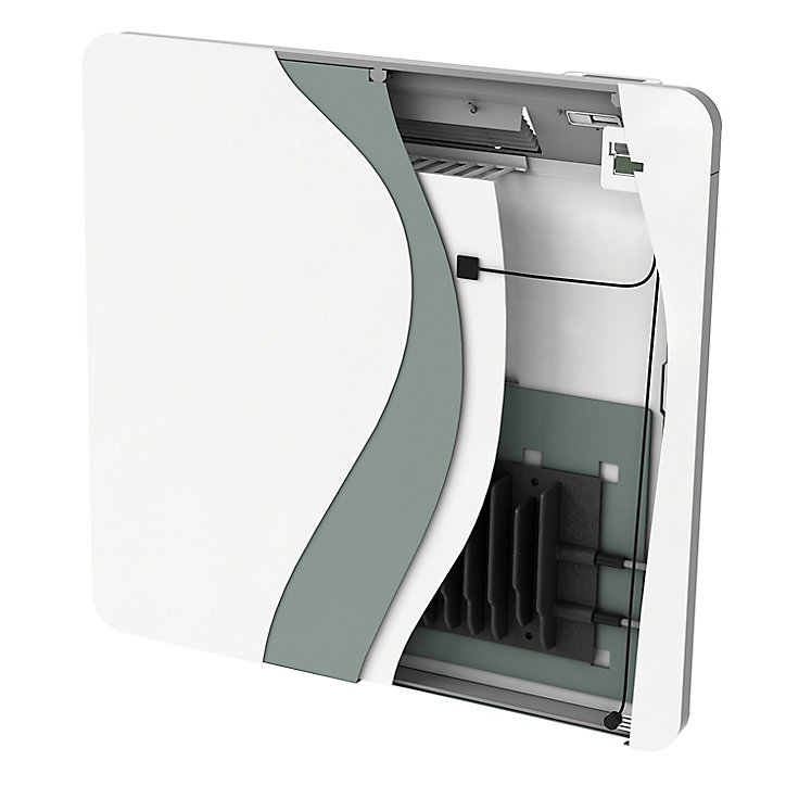Radiateur connecté électrique double cœur de chauffe GoodHome Sondrio blanc 1500W horizontal