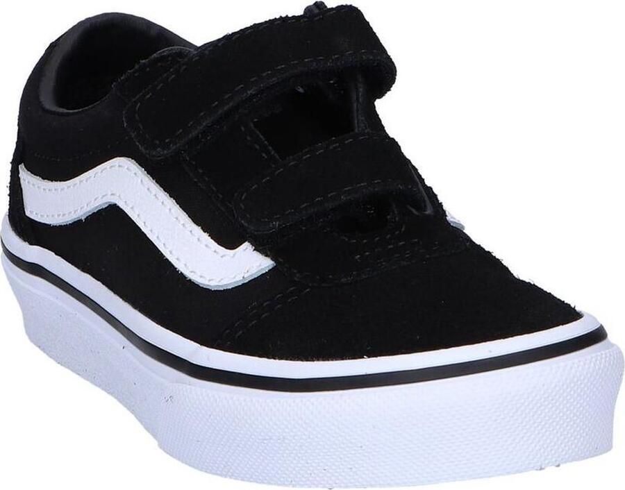 Vans Youth Ward V Suede Canvas Jongens Sneakers Black White
